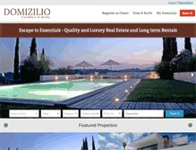 Tablet Screenshot of domizilio.com